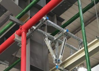 安顺该抗震支架的整体式支吊架结构协调性好